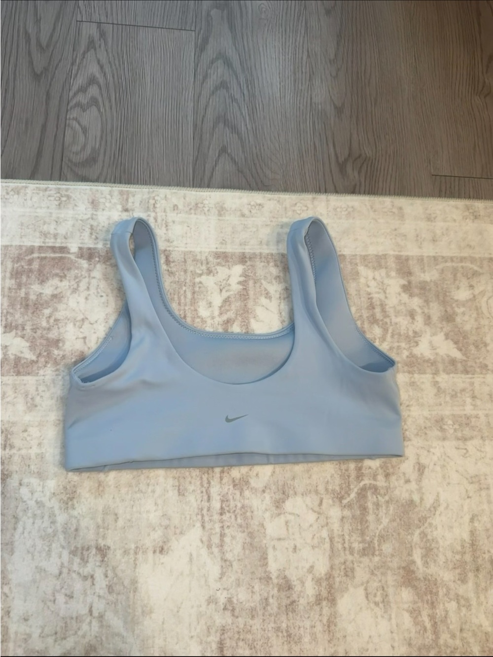 Womens Nike Alate Baby Blue Sports Bra